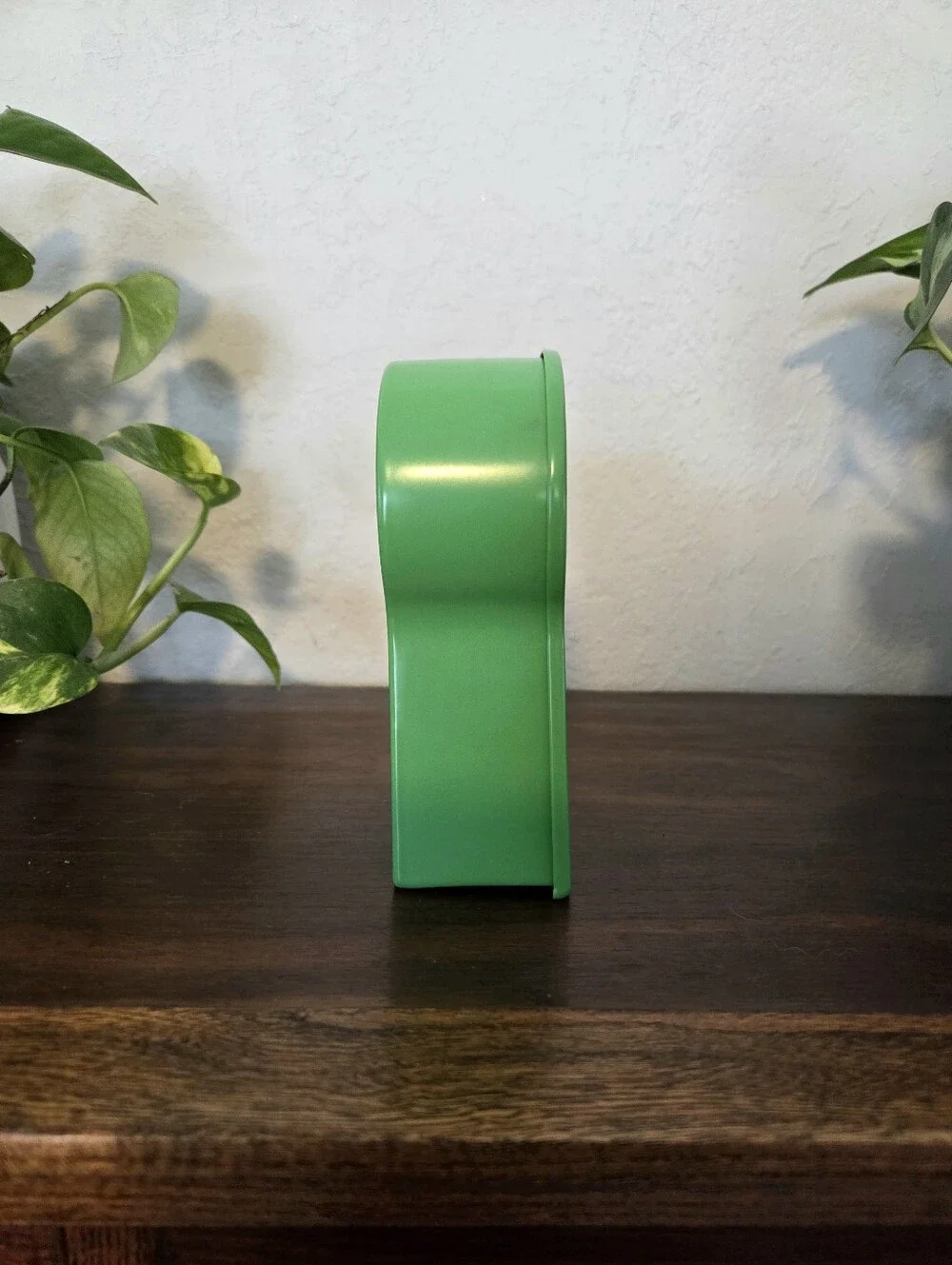 Vintage Ikea PS1995 Green Keyhole Table Clock 90s Tested Works